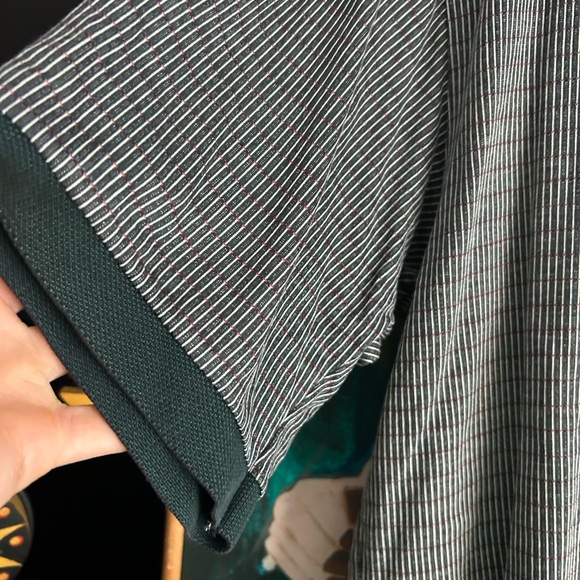 Bobby Jones Black and Dark Green Golf Polo Shirt Large - Picture 3 of 11